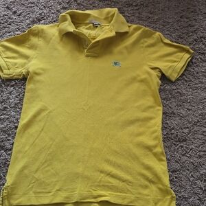 Burberry Mustard Yellow Shirt with Green Label
